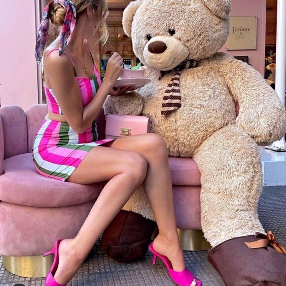 ZARA STRIPED MINI SKIRT - Picture 3 of 15